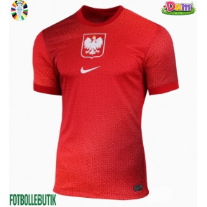 Polen Bortatröja Kvinnor EM 2024 Kortärmad